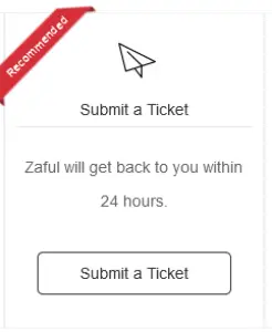 Zaful return policy ticket